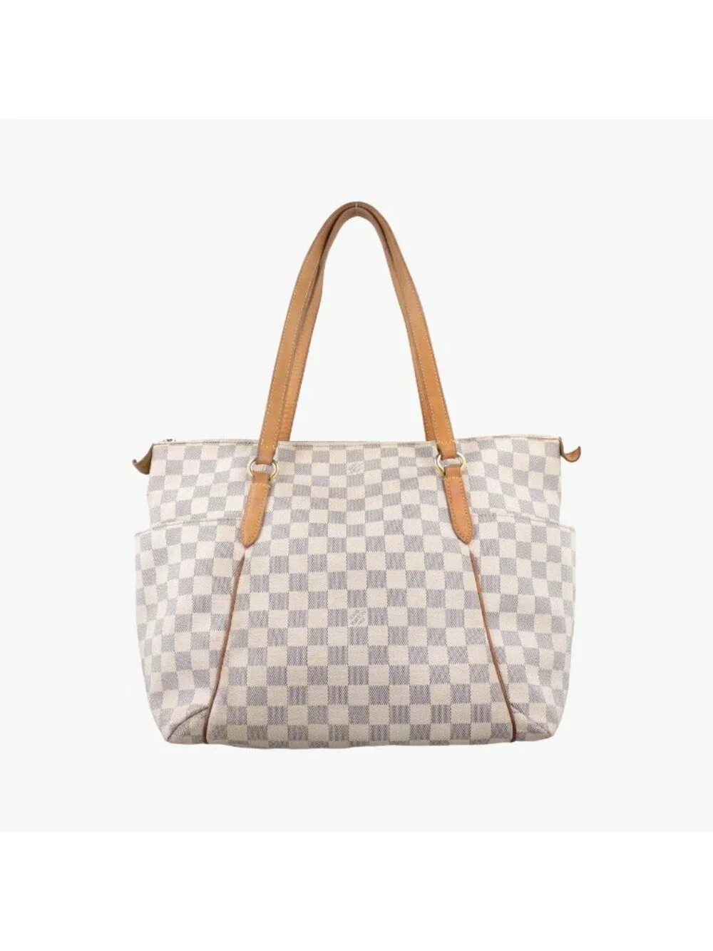 Louis Vuitton Totally MM Azur Damier Canvas Handbag